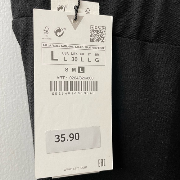 Flowy Straight Leg Zara Pants - Picture 2 of 4